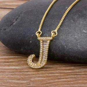 INITIAL LETTER “J” NECKLACE